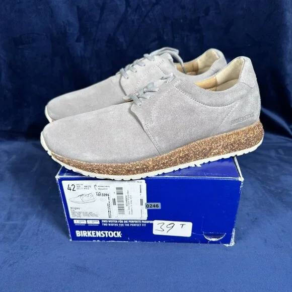 NIB Birkenstock Wrigley Gray EU 42 Men's 9 0246